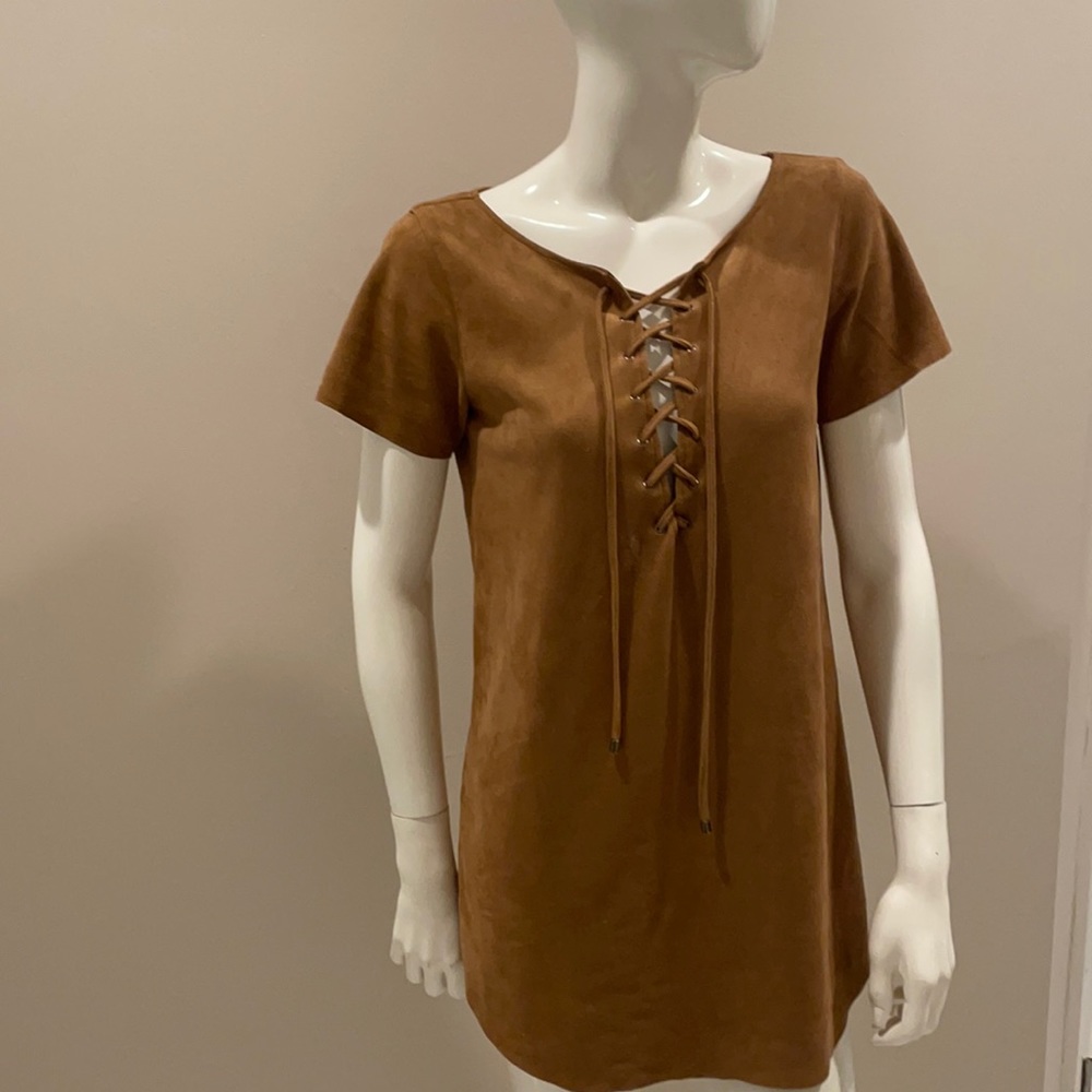 OLIVACEOUS Short Sleeve Dress